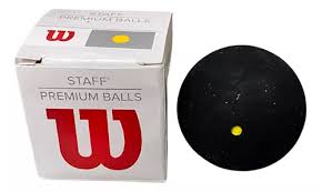 PELOTA WILSON SQUASH DOBLE AMARILLO